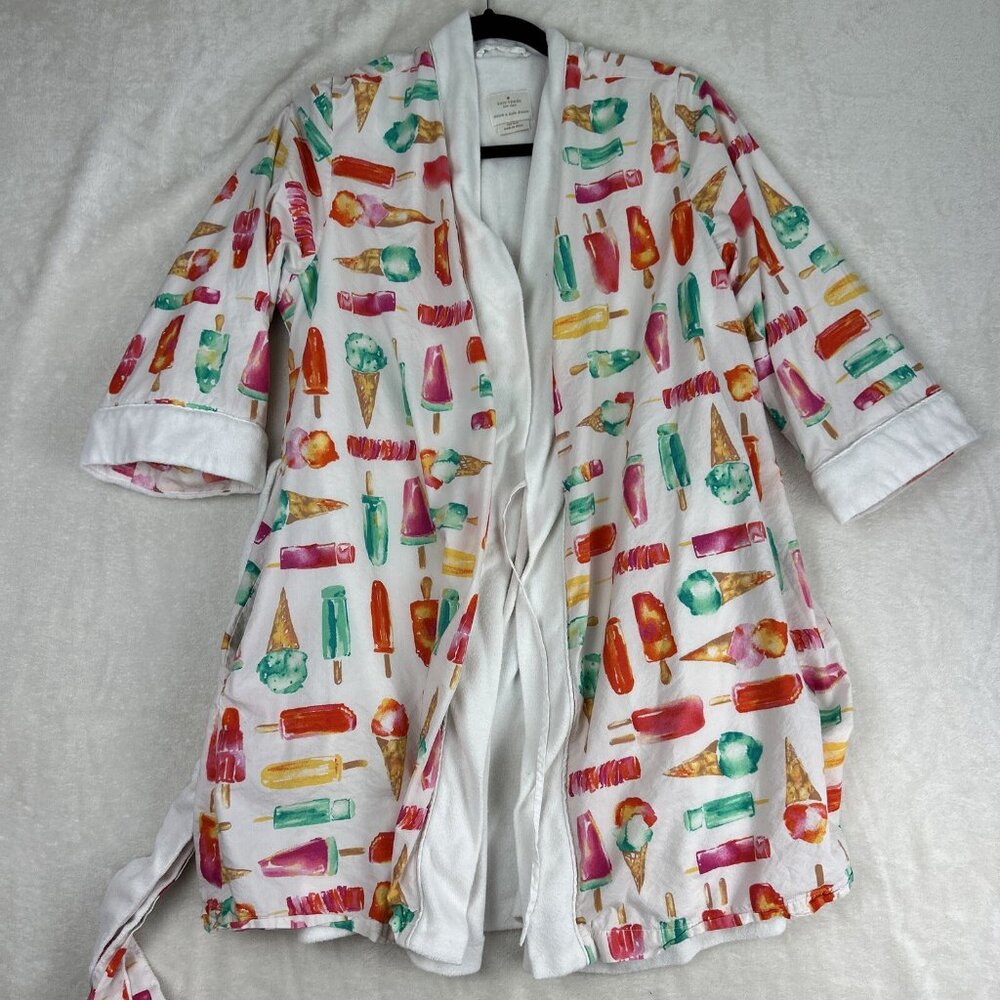 Kate Spade Robe Women’s Medium Flavor Of The Month Popsicle Ice cream Print